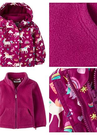 Тепла зимова демісезонна куртка для дівчинки