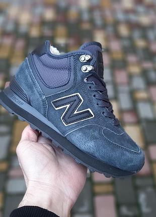 ❄️зима
nеw balance 574 высокие серые замша