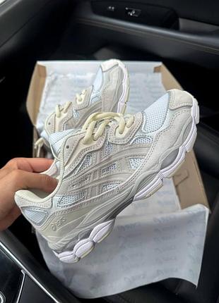 Кроссовки gel nyc light beige cream