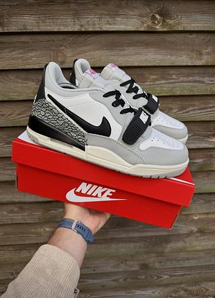 Кроссовки nike air jordan legacy 312 low (свет серые)