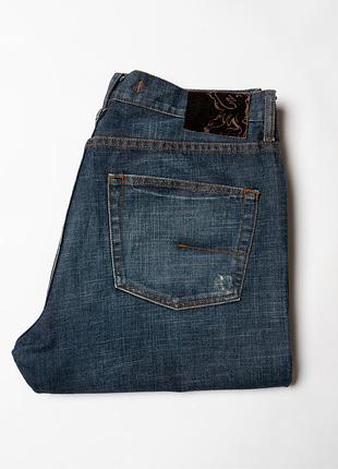 Mauro grifoni distressed denim jeans pony patch  [pmh016451]
