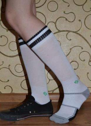 Спортивные высокие носки гетры гольфы clover'sox р.36-402 фото
