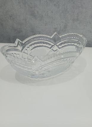 Посуда хрустальная салатница