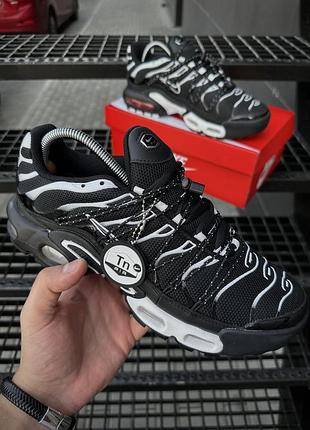 Кросівки nike air tn plus lace toggle (blk’n’wht)