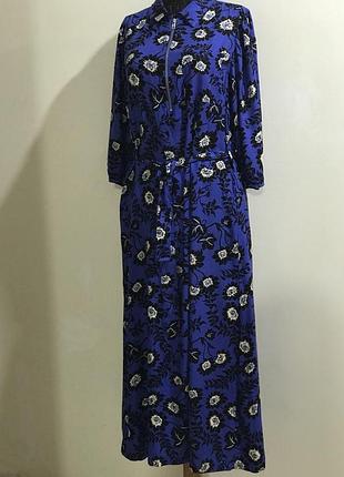 Красива натуральна сукня міді next& тканина віскоза, по боках кишені.