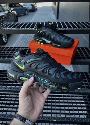 Кроссовки nike air tn plus drift (black &amp; green)