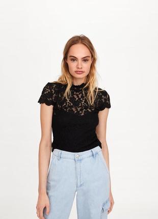 Красивый кружевной топ zara s4 фото