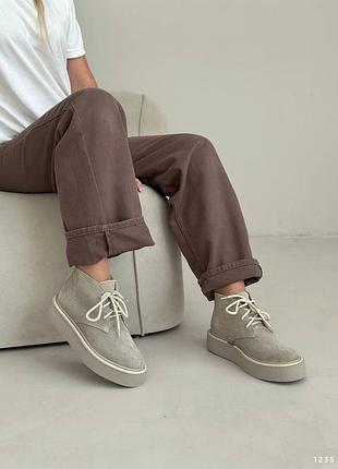 Черевики демісезонні з натуральної замші