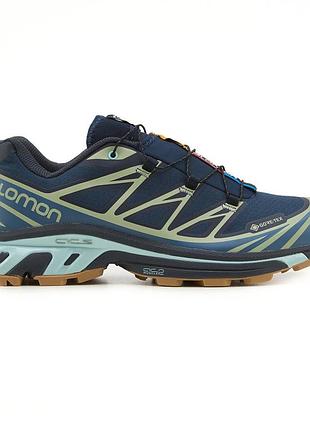 Жіночі кросівки salomon xt-6 gtx carbon bering sea / smb+ 🔗