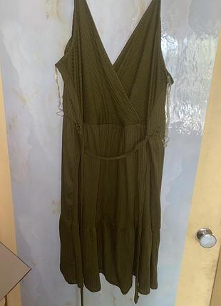 Сарафан в рубчик