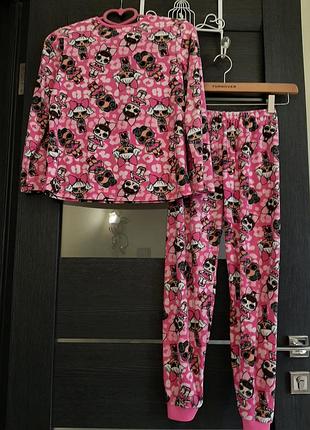 Велюровая пижамка lol surprise 9-10роков
