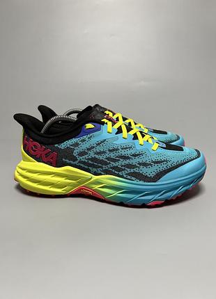 Трейлові бігові кросівки hoka one one speedgoat 5 vibram оригінал
