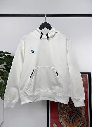 Біле худі nike acg/ чоловіче худі найк ацг/ жіноча кофта nike біла/ светр найк ацг