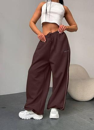 Штани over на флісі