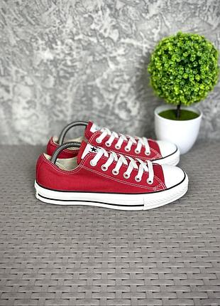 Converse all star кроссовки кеды 37 размер женские спортивные красные