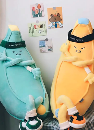 Плед м'яка іграшка 3 в 1 банан 8