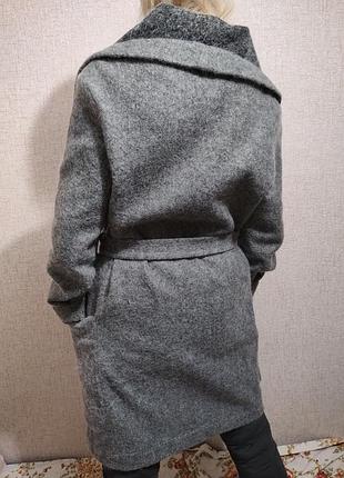 3 пальто290224//// gepur- пальто на запах оверсайз халат 10%-вовна шерсть 3