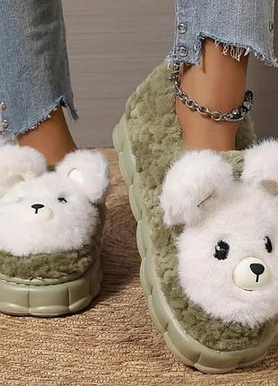 Дитячі, підліткові теплі домашні кімнатні тапочки капці устілка 22,5 см.