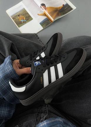 Кросівки жіночі adidas samba black gum