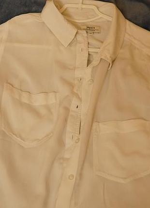 Белая рубашка женская papaya - размер м