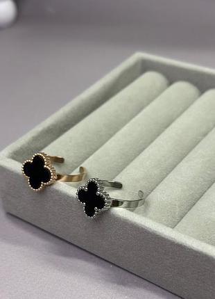 Набір прикрас клевер,конюшина,сережки,підвіска,медзолото,ван кліф,