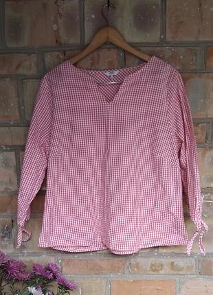 Распродажа! брендовая блуза cotton traders, 100% хлопок