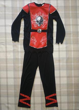 Костюм огненного гонщика на хелловин 10-12 лет