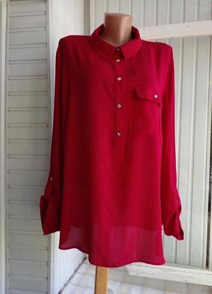 Красива блаша сорочка великого розміру батал