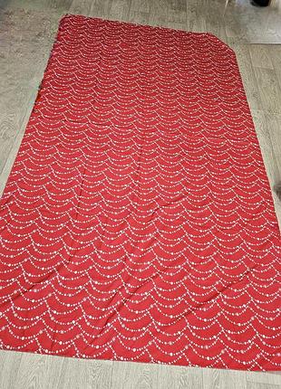 Большая новогодняя скатерть decanovo 270*140 см.