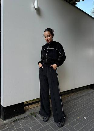 Женский костюм из велюра, мод No051