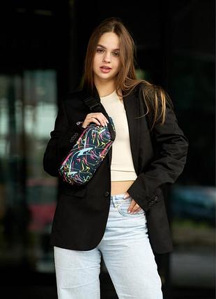 Сумка через плече бананка sambag holster msh abstract