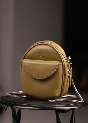 Міні-сумка kroha оливкова 5