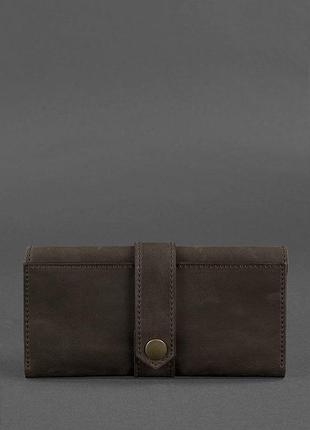 Кожаное портмоне 3.0 темно-коричневое