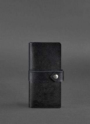 Кожаное портмоне 3.1 черное blackwood