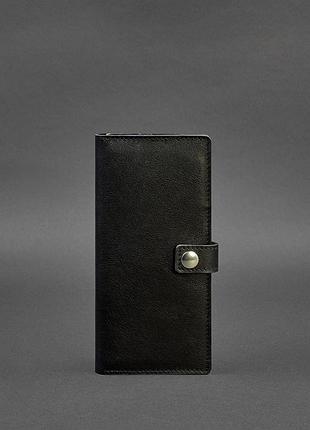 Кожаный тревел кейс (органайзер для документов) 6.0 черный