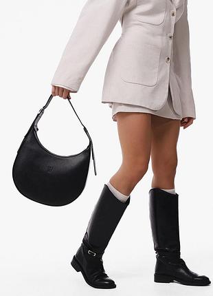 Женская кожаная сумка vivian черная