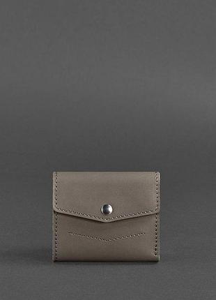 Женский кожаный кошелек 2.1 темно-бежевый