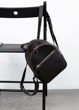 Кожаный рюкзак groove s темно-коричневый