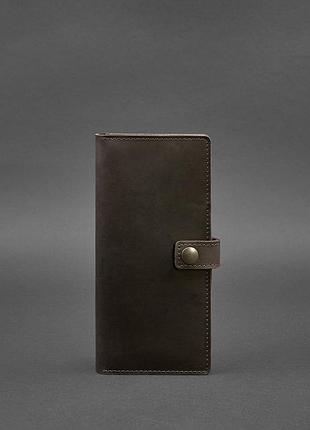 Кожаный тревел кейс (органайзер для документов) 6.0 темно-коричневый