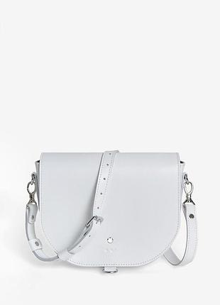 Женская кожаная сумка ruby l белая