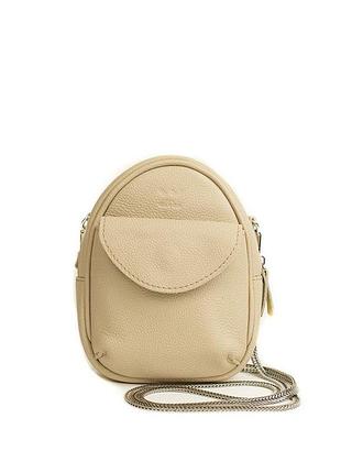 Міні-сумка kroha бежева флотар