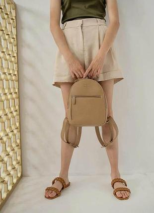 Кожаный рюкзак groove s карамель флотар