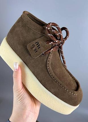 Черевики / ботильйони miu miu