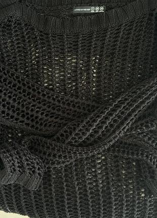 Кофта сітка у чорному кольорі бренду atmosphere