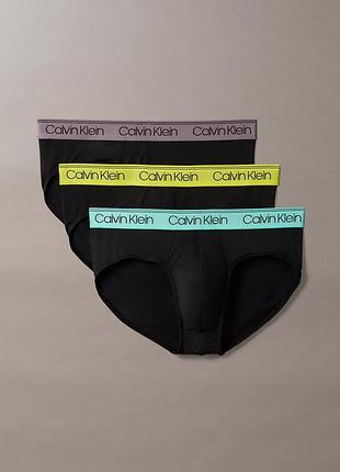 -43% | оригинальные слипы из микрофибры calvin klein micro stretch набор 3-pack hip brief