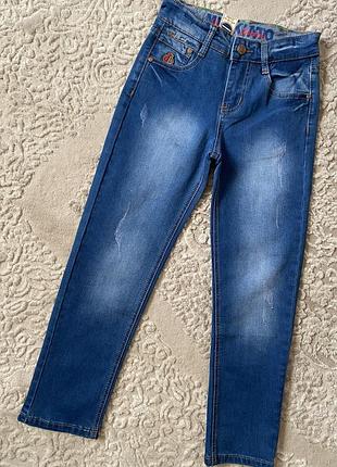 Демісезонні  джинси для хлопчика 128 140