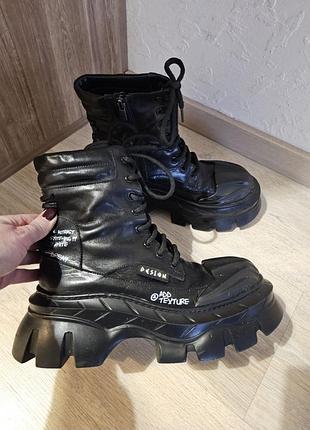 Шкіряні черевики, 38,5 на баечке