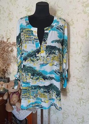 Блуза батал шифон 22