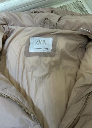 Пуховик zara 110 см 4