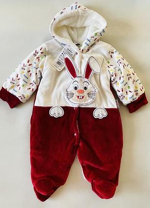 Дитячий теплий комбінезон на хутрі